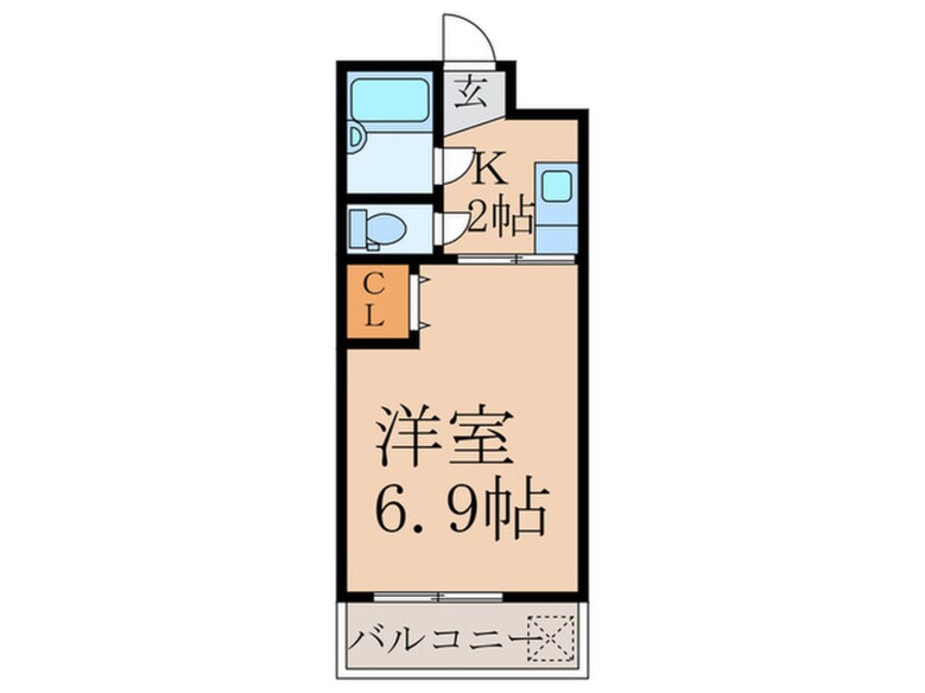 間取図 FLAT5　瓜生