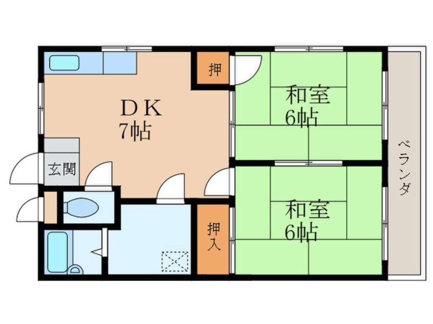 間取図 シャトレ安部山