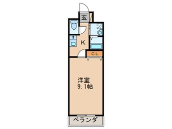 間取図 メゾン　フルールⅢ