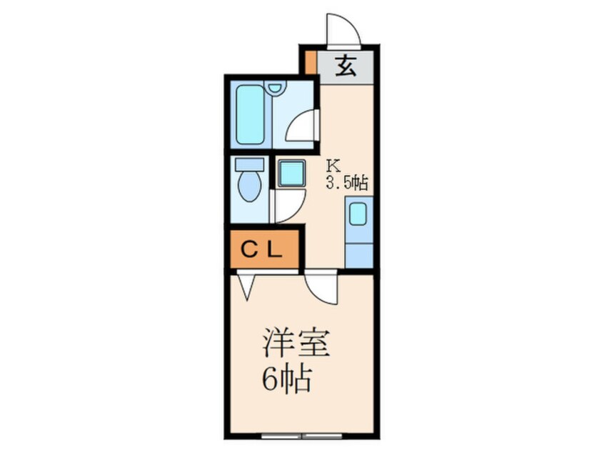 間取図 田中第３ハイツ