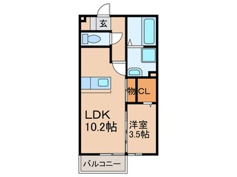 間取図 タイニ－キャッスル