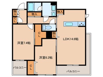 間取図 シャーメゾンプレミア椿