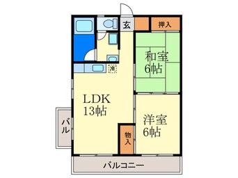 間取図 金定ビル