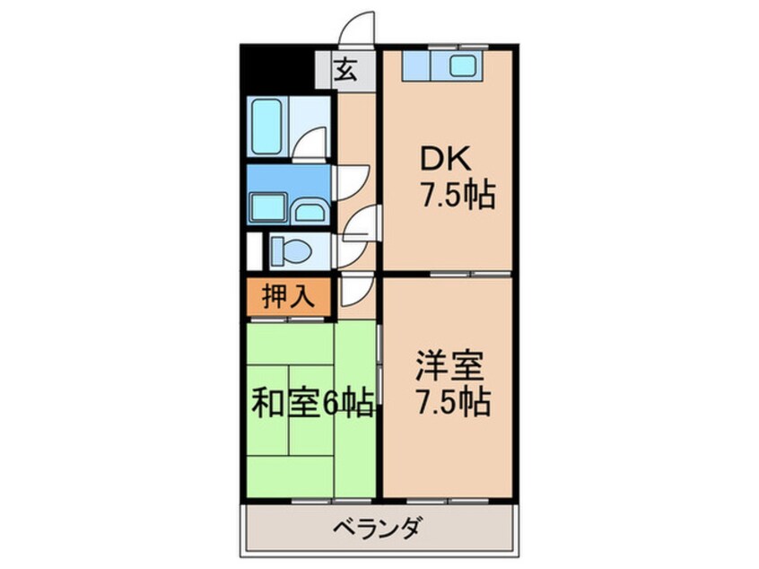 間取図 フォーレスト本城