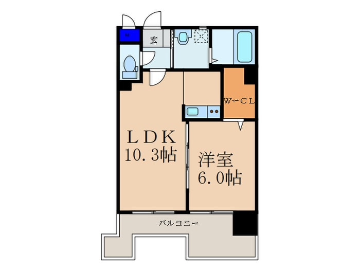 間取り図 サンシャインロイヤル北九州