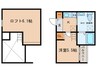Lines　Style 1Kの間取り