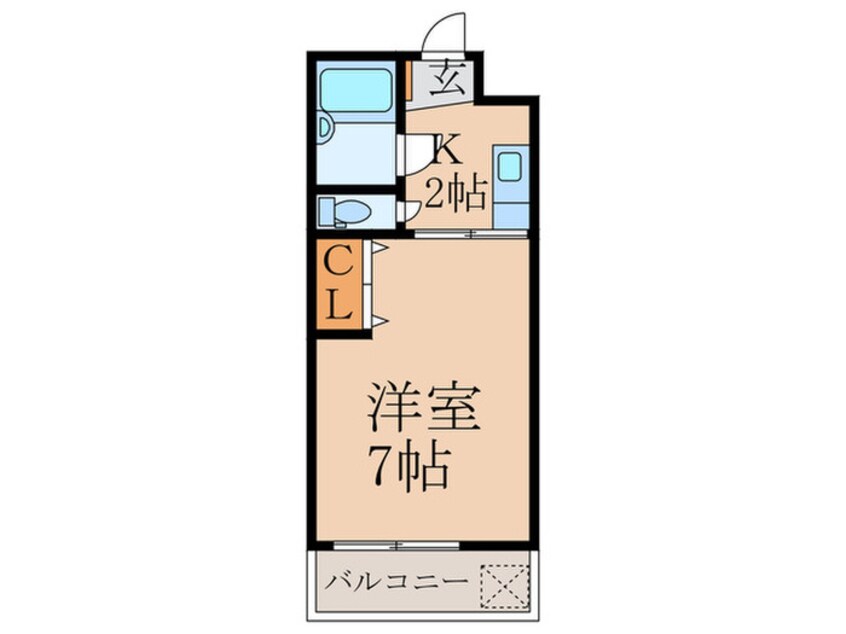 間取図 FLAT5　池主