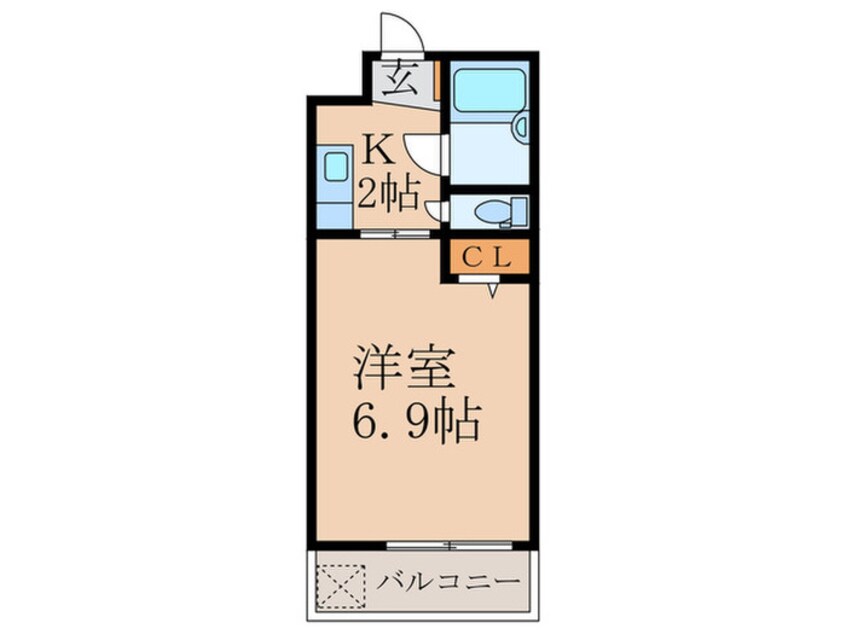 間取図 FLAT5　池主