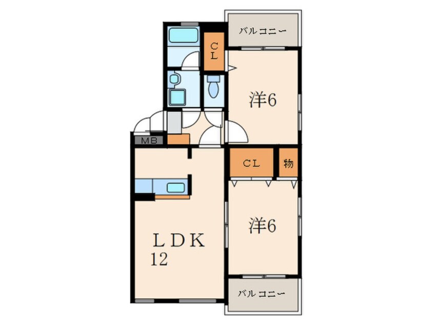 間取図 メゾン高田