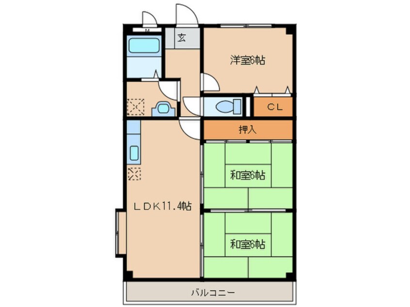 間取図 アバンダント ＴＯＵ