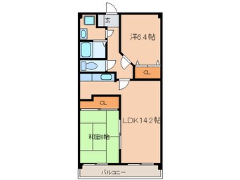 間取図 ヴェラカーサつつじケ丘