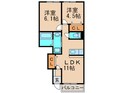 クオーレ海老津の間取図