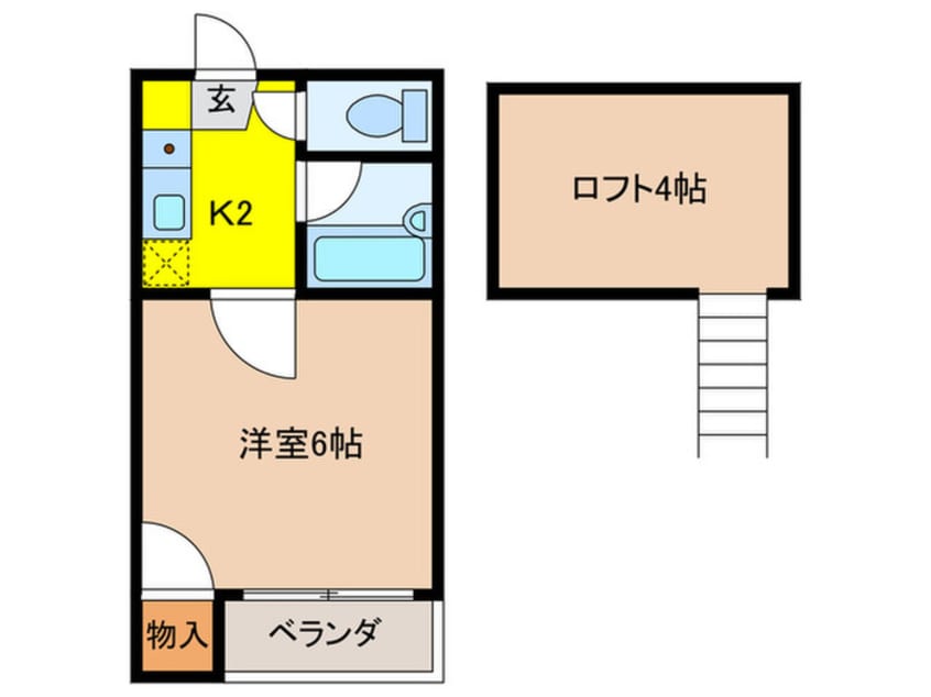 間取図 モーリス愛宕