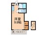 ブルーメンⅡ 1Rの間取り