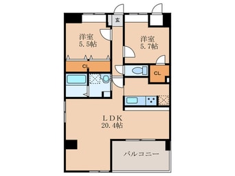 間取図 アーバンコート中央町