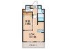 エンクレスト博多EXCEED（315） 1LDKの間取り
