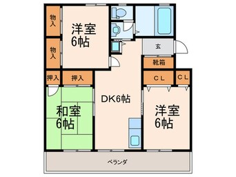 間取図 鳴水コーポラス