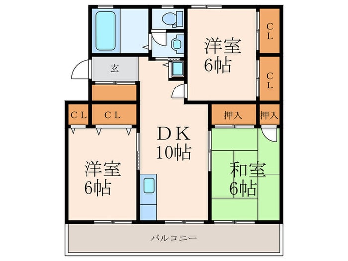 間取り図 鳴水コーポラス