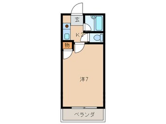 間取図 リバ－サイド藤光