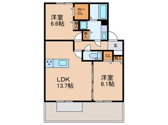 間取図 ソレールヴィラ・クレスト