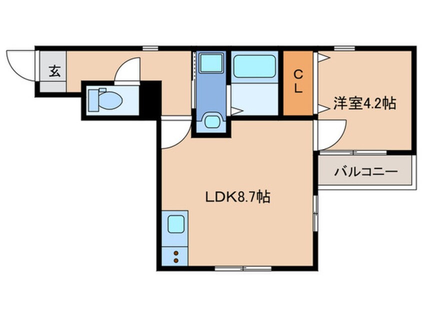 間取図 Amanecer