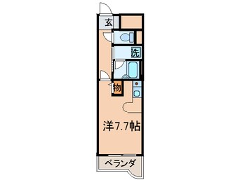 間取図 ライオンズマンション黒崎(302)
