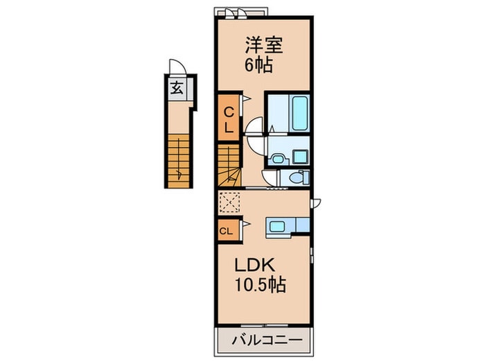 間取り図 Cotti南薫