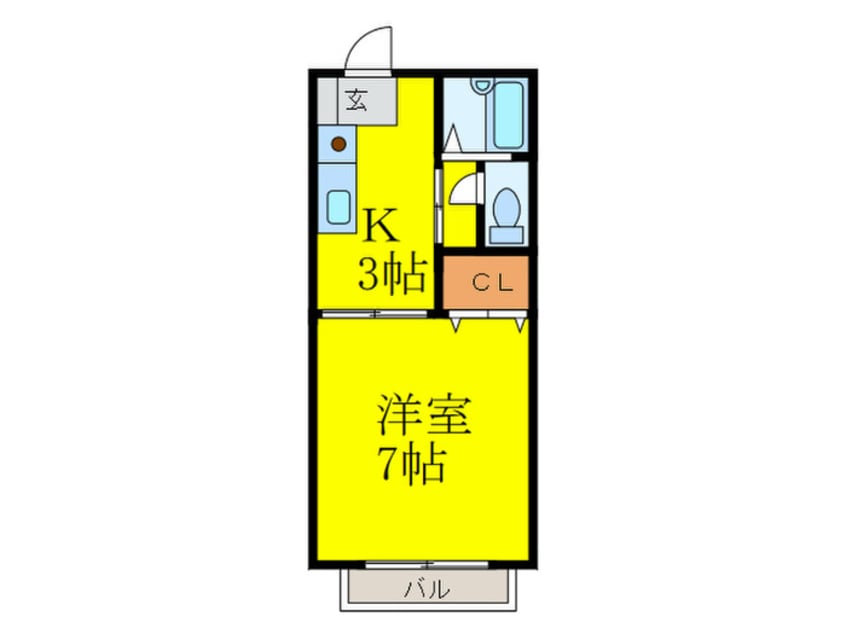 間取図 ハウゼ曙
