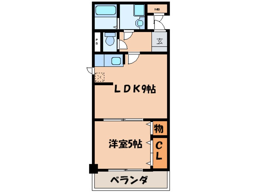 間取図 イーズガーデン中央