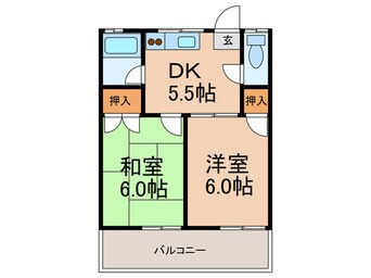 間取図 村嶋コーポ