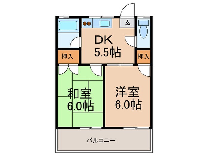 間取り図 村嶋コーポ