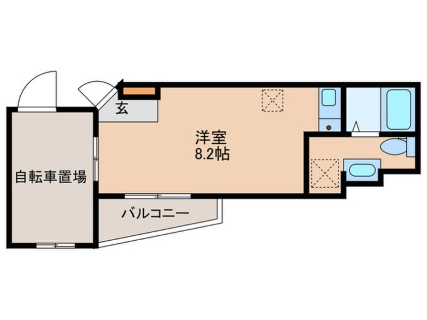 間取図 ガレット藤崎南