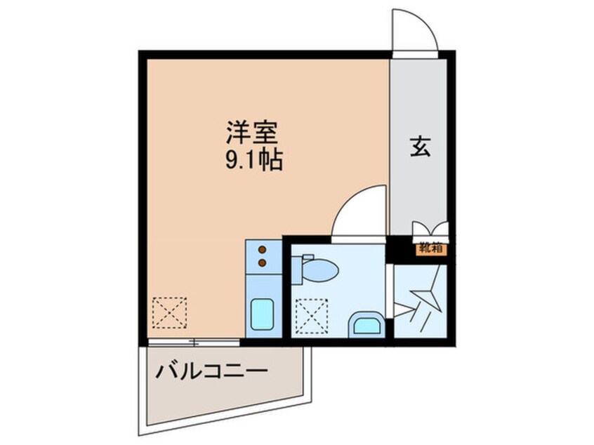 間取図 ガレット藤崎南