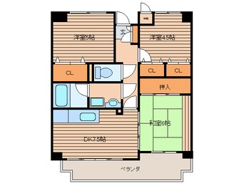 間取図 ラ・メゾン・ヴェ－ル