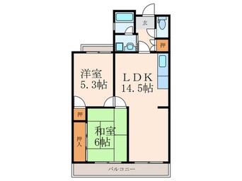 間取図 第１７共立ビル