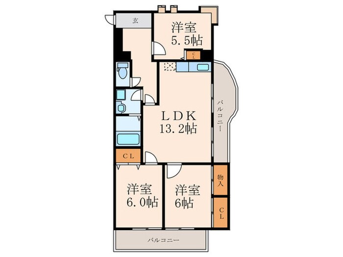 間取り図 第１７共立ビル