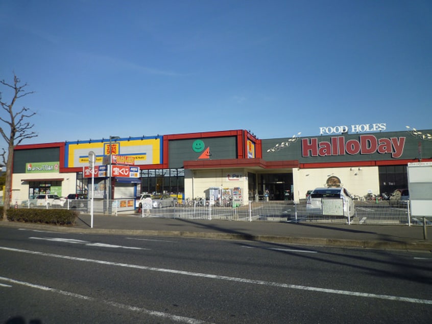 ハローデイ足原店(スーパー)まで900m ウィングス三郎丸