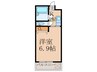 FLAT2　松本 1Kの間取り