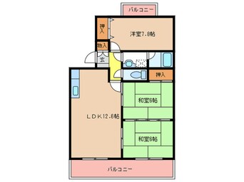 間取図 シャトー リキマス