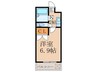 FLAT6　花元 1Kの間取り