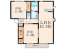 グローブ・たかのＢ 2LDKの間取り