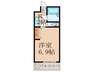 FLAT3　花村 1Kの間取り