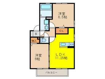 間取図 カーサ　マローンＡ棟