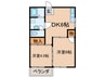 金沢ビル 2DKの間取り