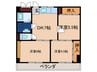 金沢ビル 3DKの間取り