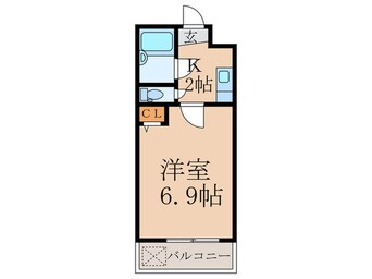 間取図 FLAT6　山本