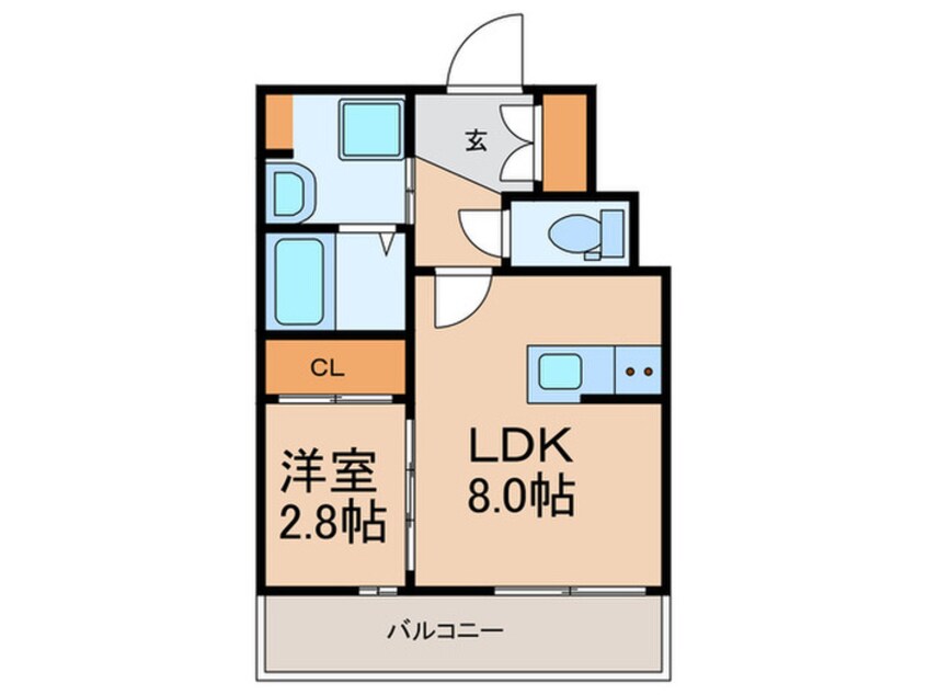 間取図 ＲＥＳＩＤＥＮＣＥ花畑