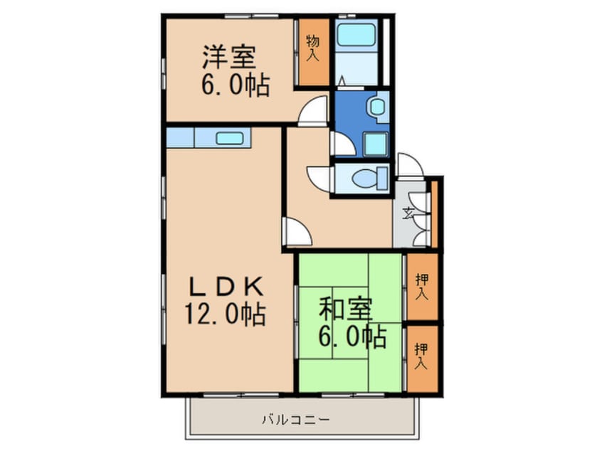 間取図 サニーコート香椎