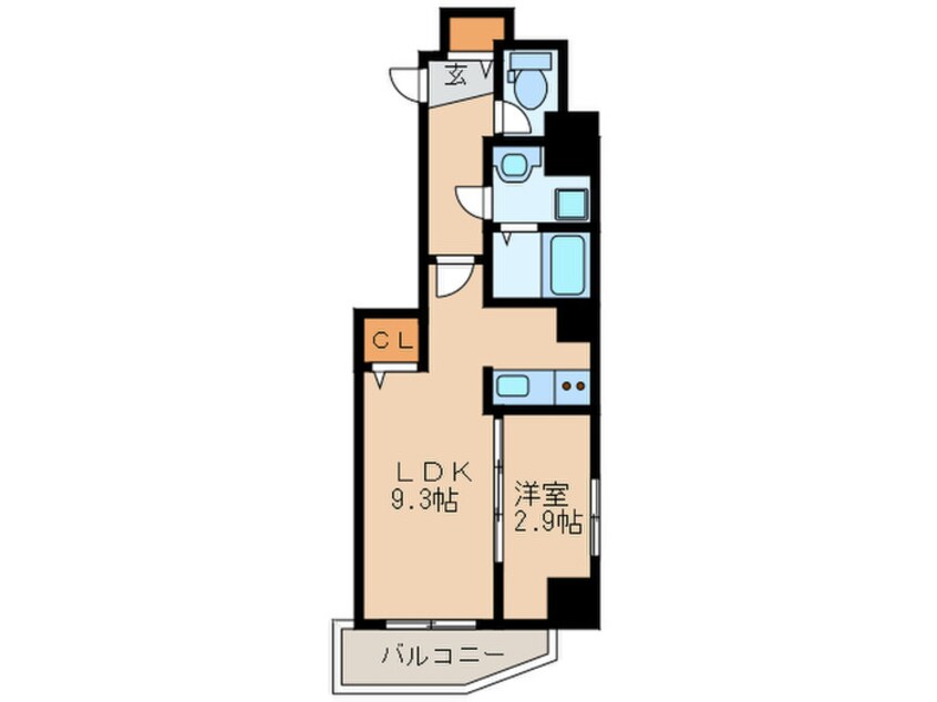 間取図 アストア薬院