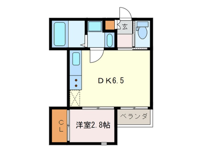 間取図 Cozy博多駅東